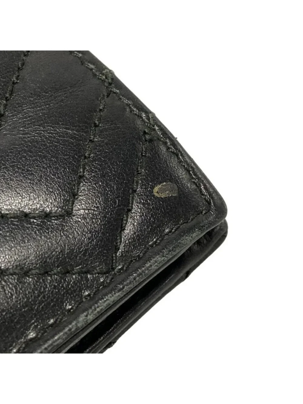 ★SOLD★ Gucci Coin Case GG Marmont Black Leather - Picture 11 of 13